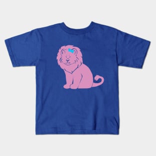happy trans lioness Kids T-Shirt